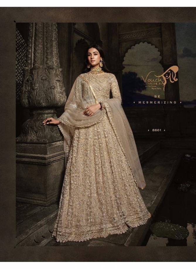 Vouch Fashion COLOURS Latest Heavy Wedding Wear Embroidery Worked Designer Salwar Suit Collection